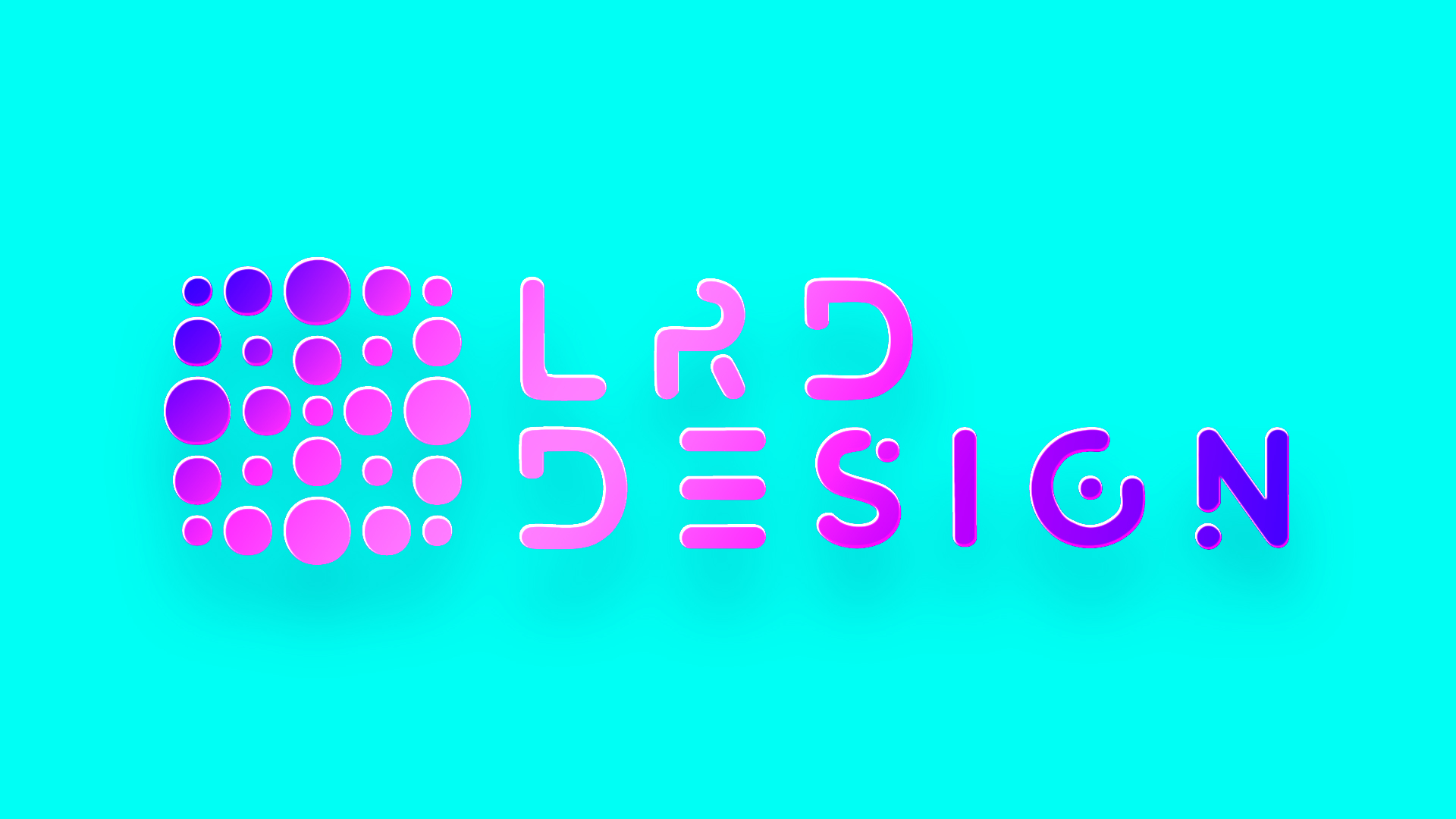 LRD Design gradient logo artwork
